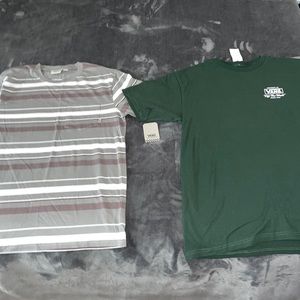 2 brand new vans shirts